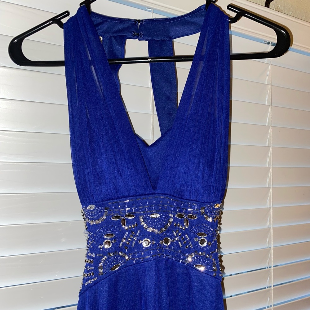 Royal blue formal dress